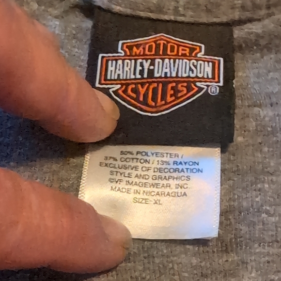 Harley-Davidson Gray Short Sleeve Tee - Picture 2 of 7